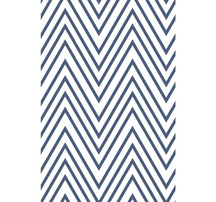 Toile fenêtre textures et motifs motif de lignes en zigzag - TenStickers