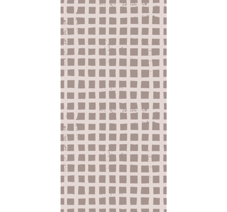 Toile fenêtre textures et motifs design quadrillé - TenStickers