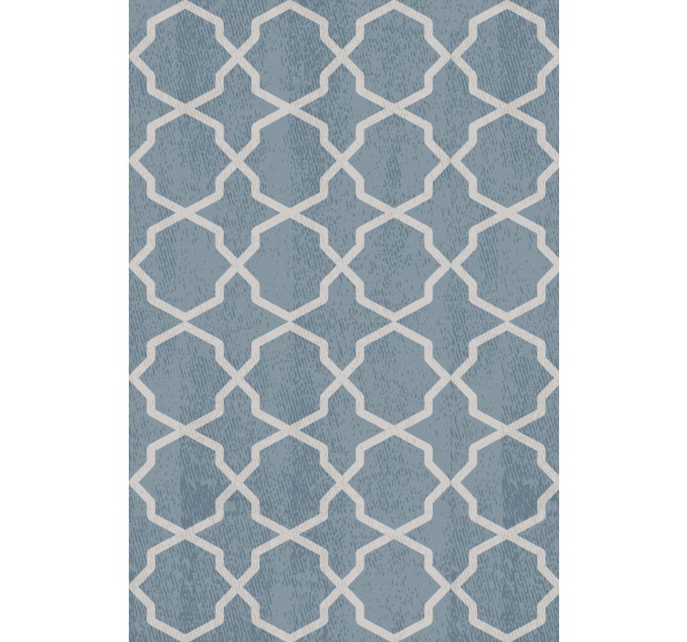 Toile fenêtre moderne approche de la disposition géométrique - TenStickers