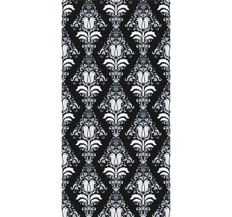 Toile fenêtre élégante motif botanique intemporel - TenStickers