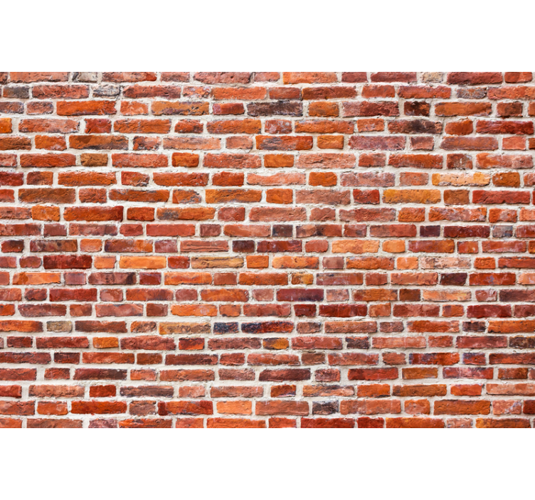 Toile fenêtre textures et motifs motif de brique rustique - TenStickers