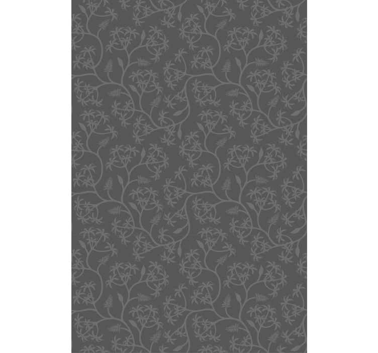 Toile fenêtre fleurs et plantes motif botanique grimpant - TenStickers
