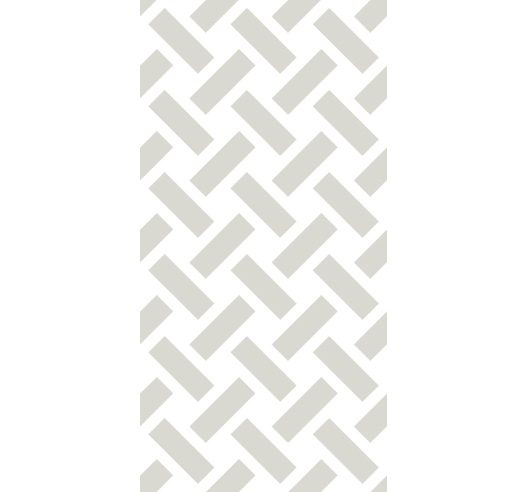 Toile fenêtre moderne motif géométrique - TenStickers