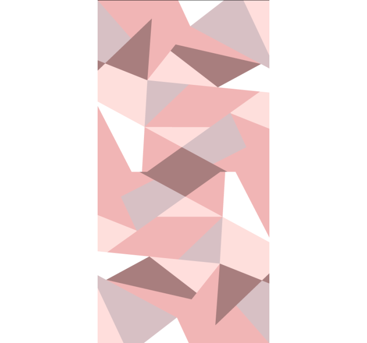 Toile fenêtre formes géométriques abstraites - TenStickers