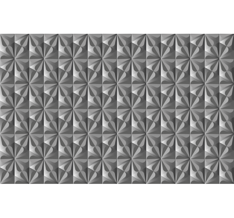 Toile fenêtre textures et motifs design géométrique - TenStickers