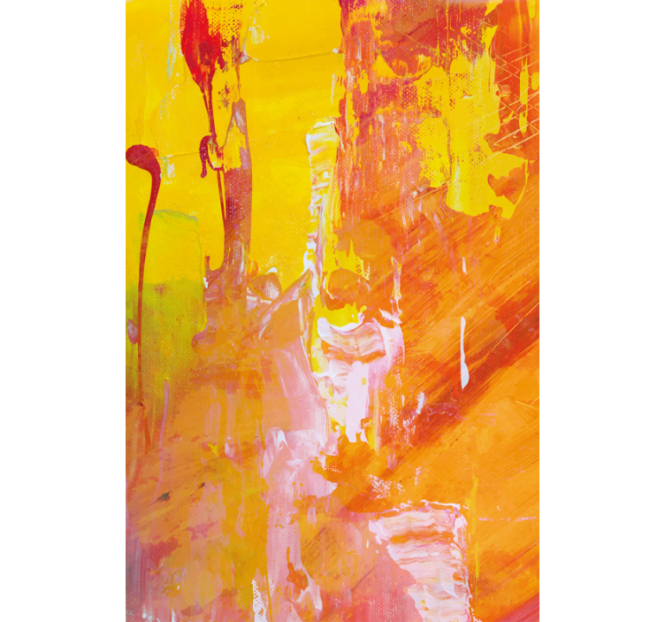 Toile fenêtre textures et motifs éclaboussures vives - TenStickers