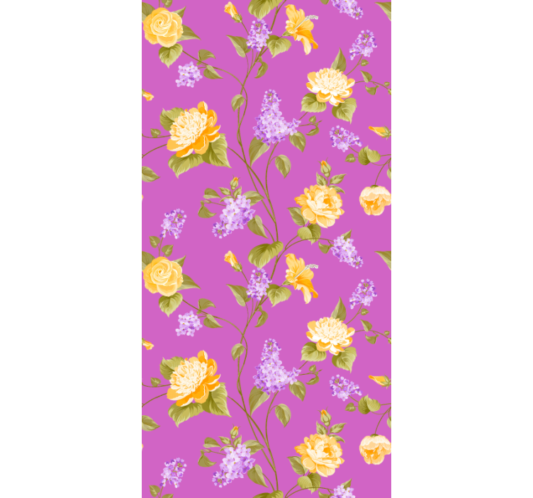 Toile fenêtre fleurs et plantes panneaux floraux - TenStickers