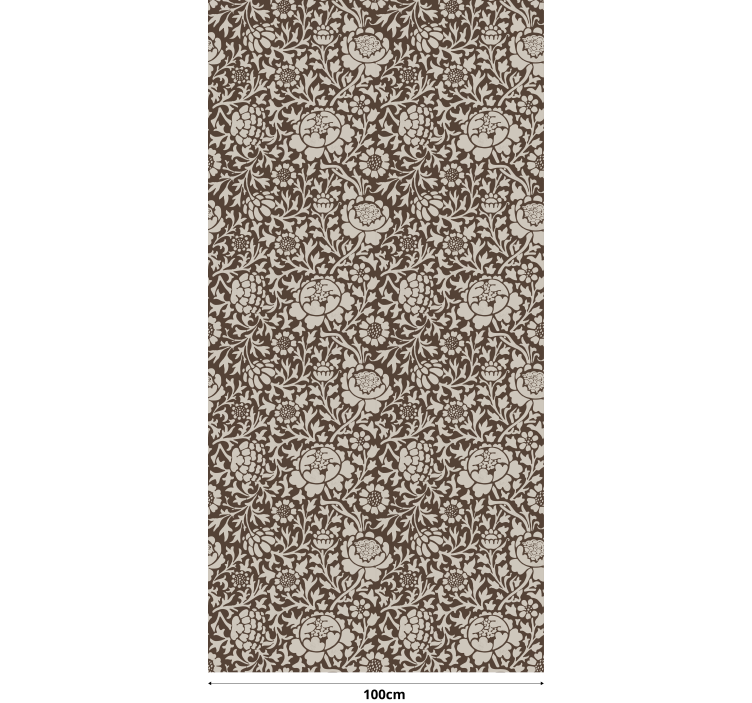 Stores fleurs Imprimé fleuri vintage - TenStickers