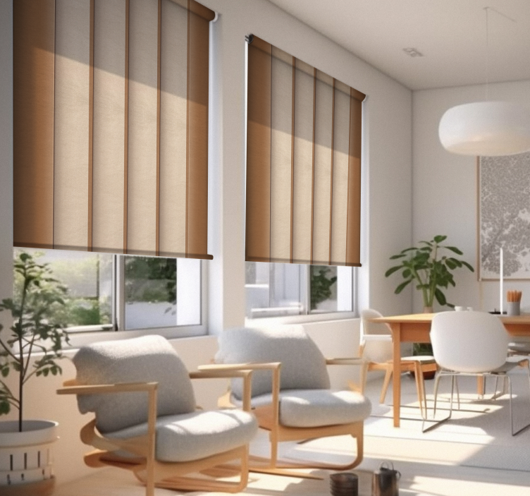 Store beige motif panneau japonnais - TenStickers