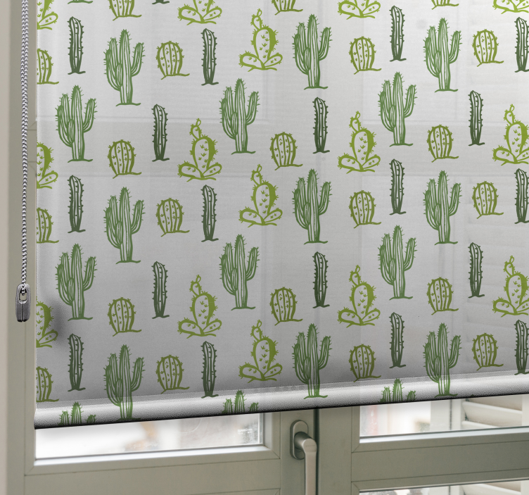 Store vert cactus épineux - TenStickers
