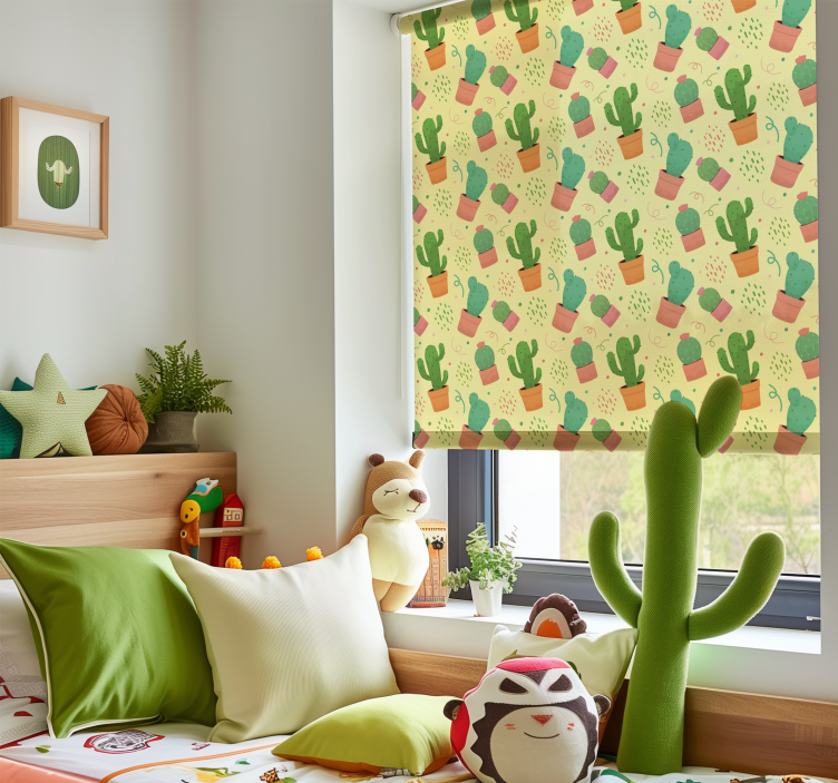Store enfants motif de cactus - TenStickers