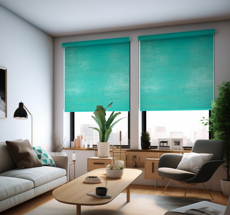Store turquoise effet vieilli - TenStickers