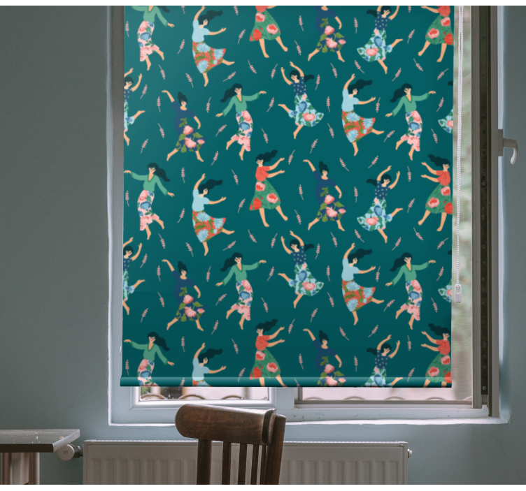 Toile fenêtre original modèle de femmes dansantes - TenStickers