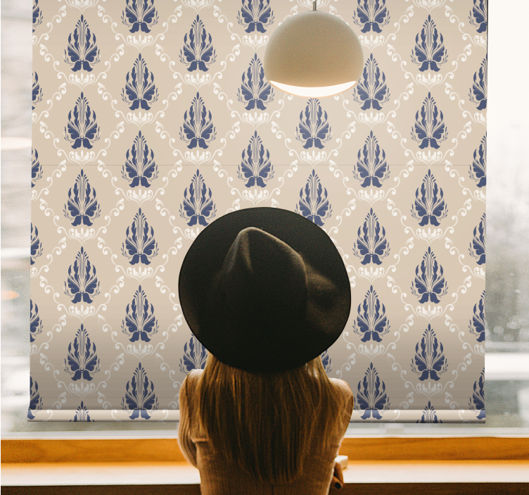 Toile fenêtre élégante thème botanique gracieux - TenStickers