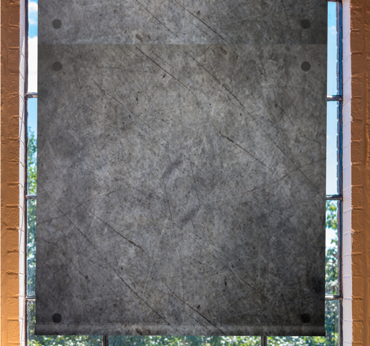 Toile fenêtre textures et motifs surface grise - TenStickers