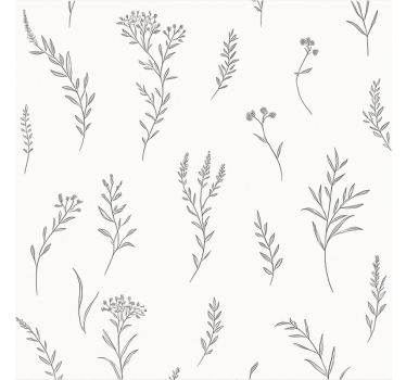 Toile fenêtre chambre couple couleur blanche avec des plantes - TenStickers