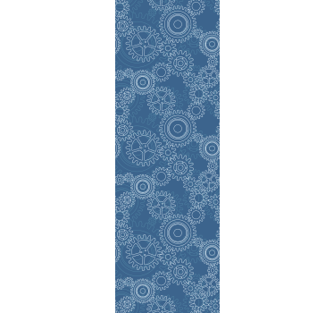 Toile fenêtre chambre adolescent motif chaînes 3d - TenStickers