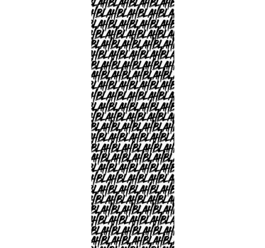 Toile fenêtre chambre adolescent motif texte amusant - TenStickers