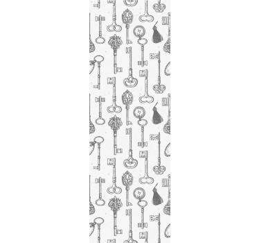 Toile fenêtre chambre adolescent clés différentes - TenStickers