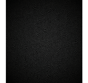 Toile fenêtre chambre imitation fourrure noire - TenStickers