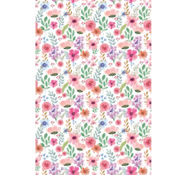 Store de cuisine fleur multicolore - TenStickers
