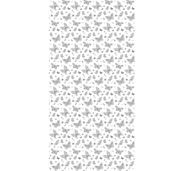 Stores papillon Papillon gris volant store - TenStickers