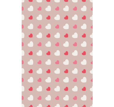 Toile fenêtre romantique motif beige - TenStickers