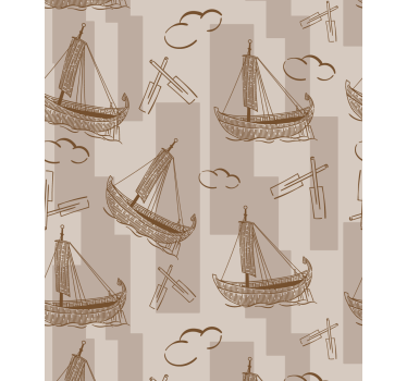 Stores avec des images Navires tirés - TenStickers