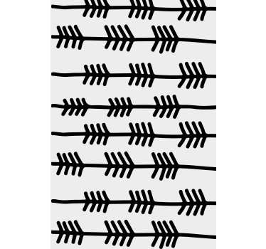 Store nordique sticker de flèches noires - TenStickers