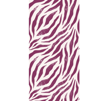 Toile fenêtre animal thème des rayures zébrées - TenStickers