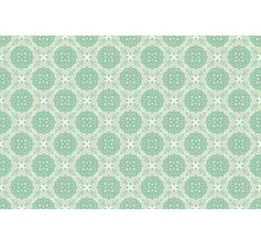 Toile fenêtre fleurs et plantes motifs botaniques élaborés - TenStickers