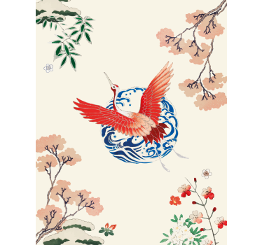 Store plus vintage Chinoiserie - TenStickers