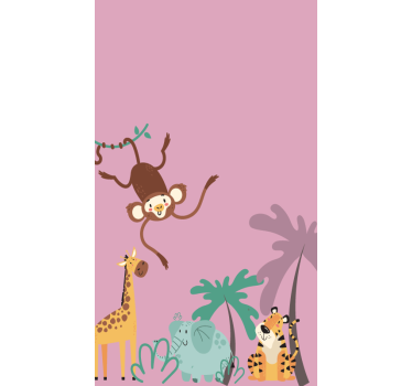 Store plus d'animaux Jungle des enfants "bohème" - TenStickers