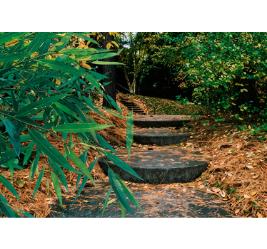 Store original Forêt 3d et petit escalier - TenStickers
