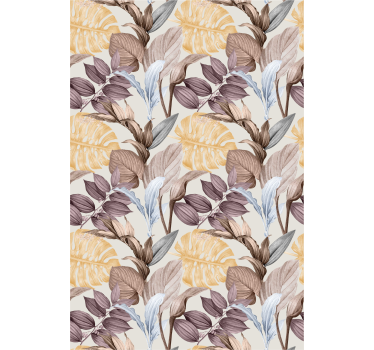 Stores avec fleurs Plantes tropicales xxl - TenStickers