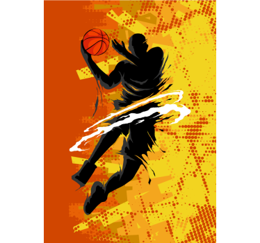 Stores plus de sport Joueur de basketball - TenStickers
