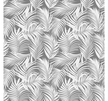 Store salon feuilles de palmiers gris - TenStickers