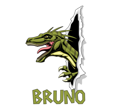 Store dinosaure rapace jurassique - TenStickers