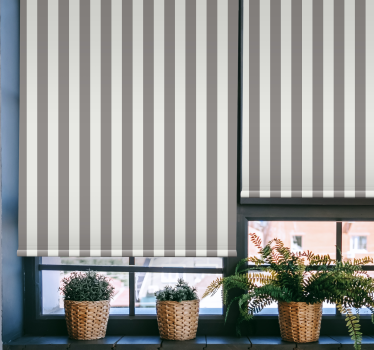 Store nordique Rayures grises blanches - TenStickers