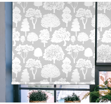 Store arbre Arbres blancs et gris - TenStickers