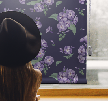 Store de cuisine fleur pourpre - TenStickers