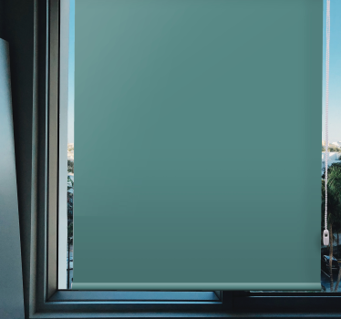 Store élégant Couleur unie bleu sarcelle - TenStickers
