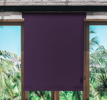 Store élégant Couleur unie prune - TenStickers