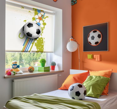 Store enrouleur football en action - TenStickers