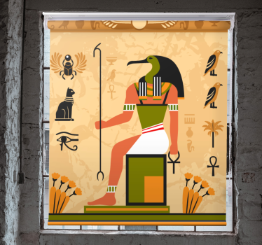 Store original Dieu égyptien de la lune - TenStickers