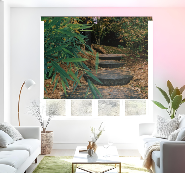 Store original Forêt 3d et petit escalier - TenStickers