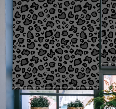 Store plus d'animaux sticker léopard gris foncé et noir - TenStickers