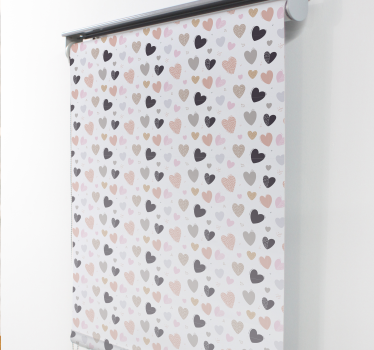 Store petits cœurs couleurs pastel - TenStickers