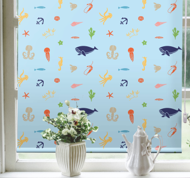 Stores animaux Animaux marins à la lumière - TenStickers