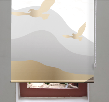Stores avec des images Oiseaux d'or dans le brouillard - TenStickers